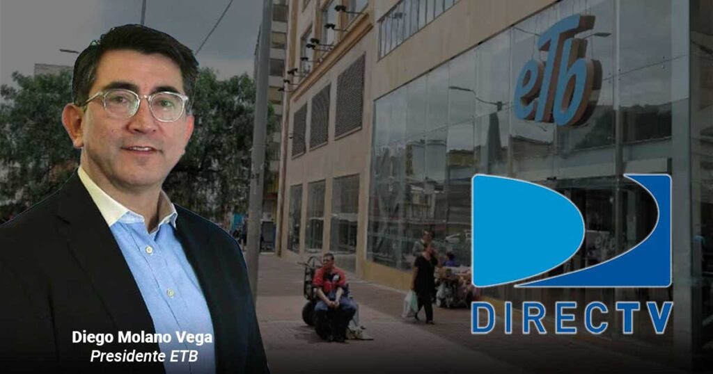 Alianza entre los presidentes de ETB y Directv para que los bogotanos vean el mundial