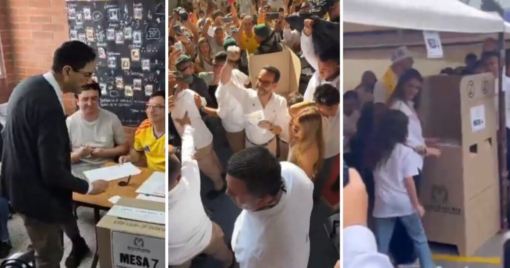 Dónde votaron los candidatos que lideran las encuestas para la Presidencia