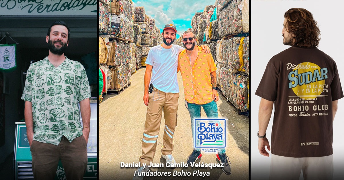 Los hermanos paisas que convirtieron el reciclaje en ropa playera que ya se hizo famosa Los hermanos paisas que convirtieron el reciclaje en ropa playera que ya se hizo famosa