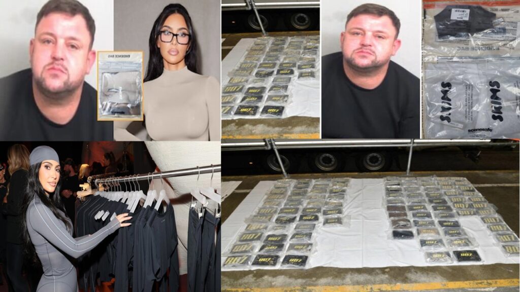 Hallan 90 kilos de cocaína ocultos en camión con productos de Skims, la marca de Kim Kardashian