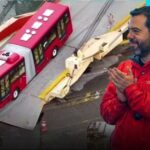 El gigante asiático que fabrica en China los buses articulados de llegan para Transmilenio