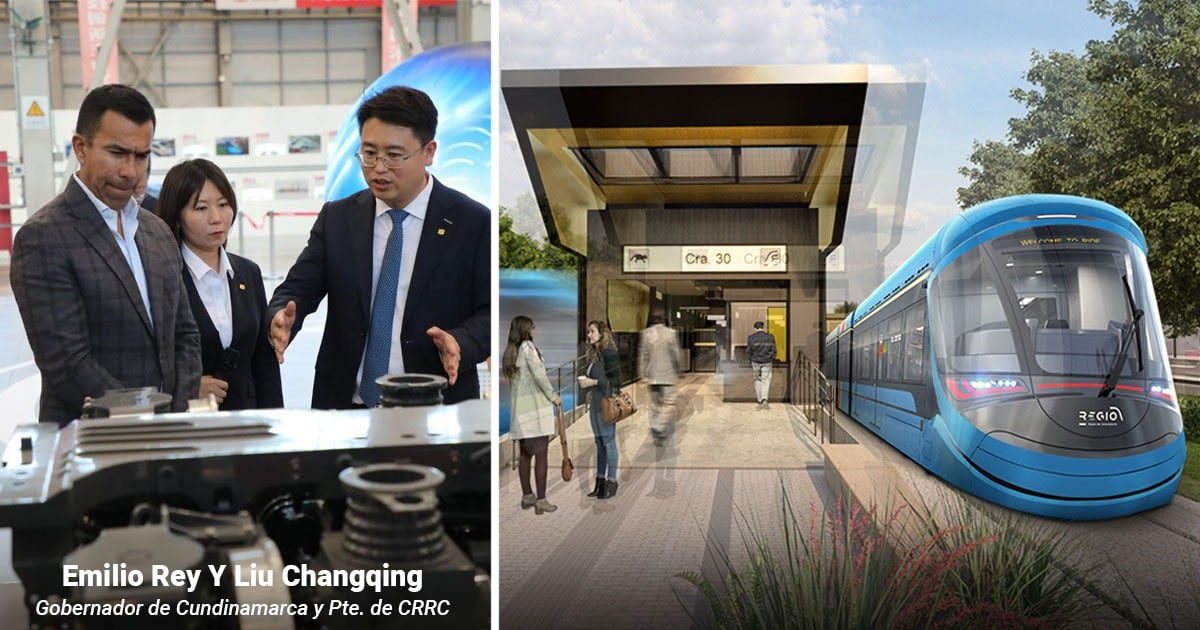 El gigante chino que tiene en sus manos la fabricación del Regiotram de Occidente y el Metro de Bogotá El gigante chino que tiene en sus manos la fabricación del Regiotram de Occidente y el Metro de Bogotá