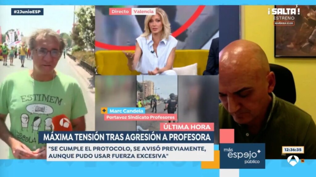 «Tiene la nariz rota y la mandíbula dolorida»