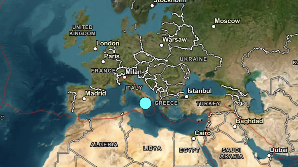 Un terremoto de magnitud 6,2 sacude el sur de Italia Un terremoto de magnitud 6,2 sacude el sur de Italia