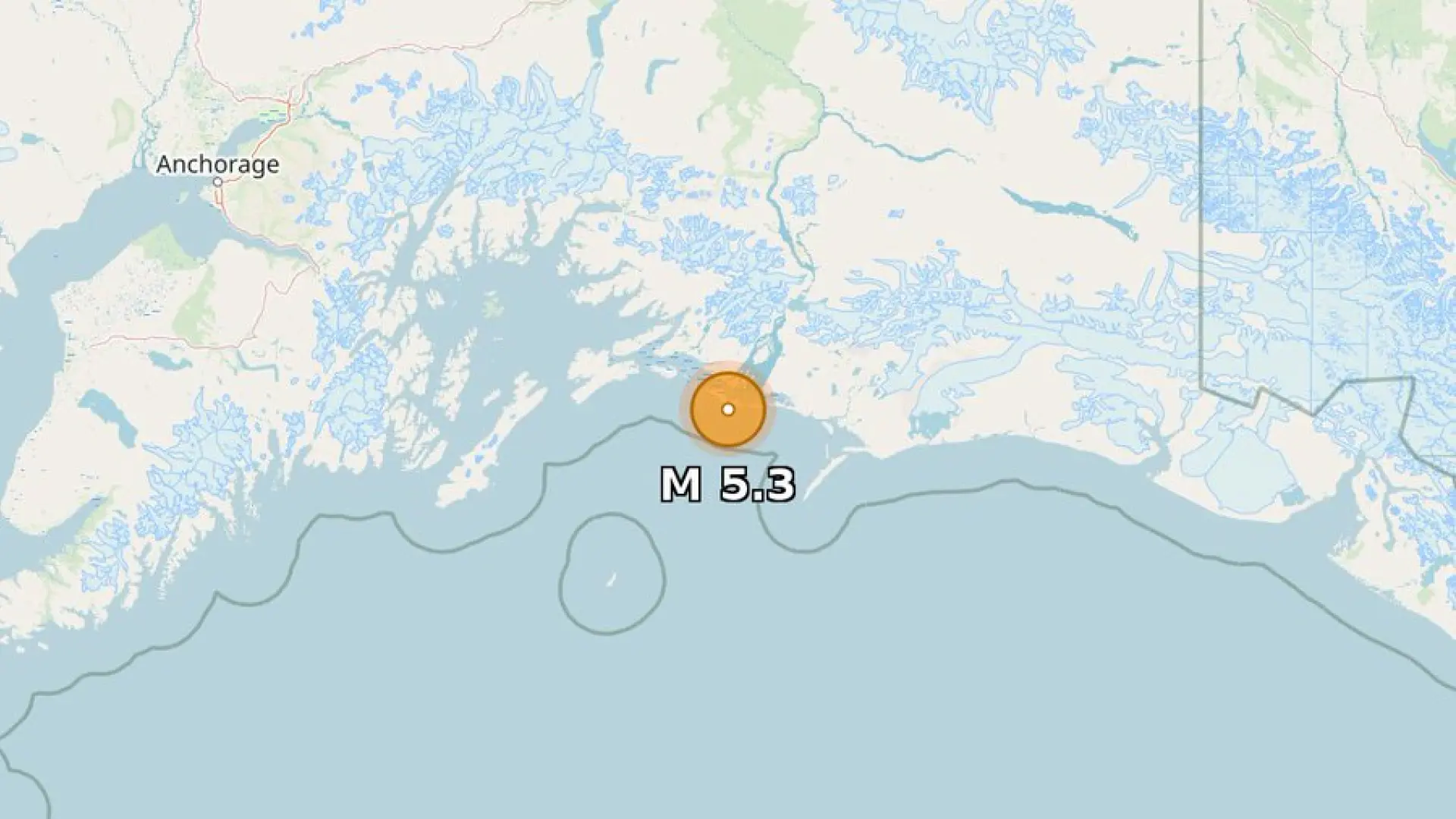 registrado un terremoto de 5.3 en Alaska en pleno Anillo de Fuego del Pacífico registrado un terremoto de 5.3 en Alaska en pleno Anillo de Fuego del Pacífico