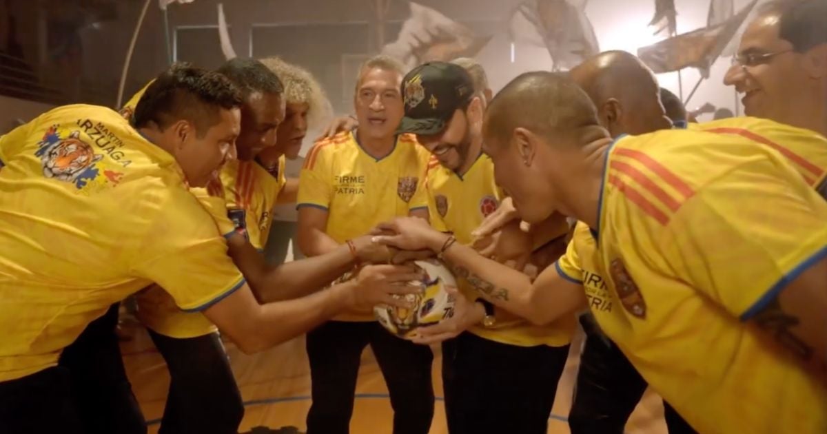 ‘La selección del Tigre’; el video en el que grandes exfutbolistas colombianos se la juegan con De la Espriella