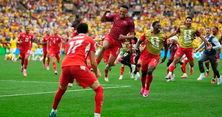 Suiza vence a Colombia en los penaltis y cita a Argentina en cuartos en el Mundial