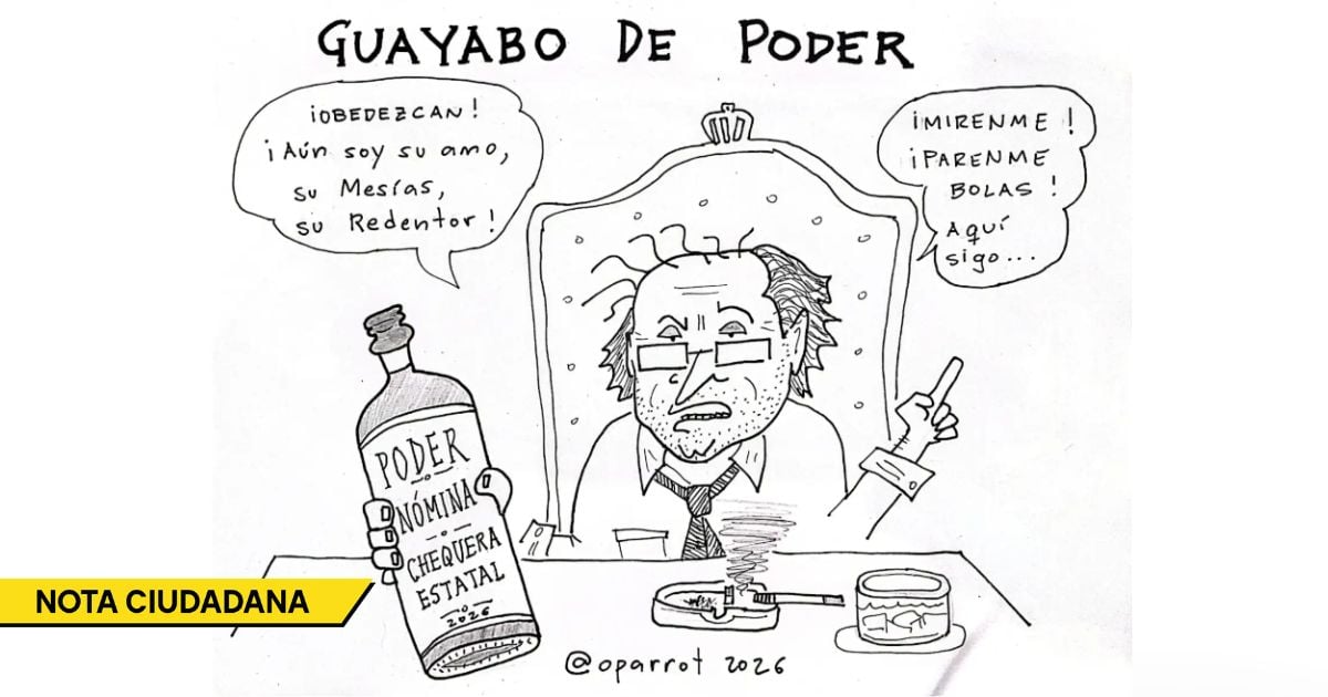 Caricatura: Guayabo de poder Caricatura: Guayabo de poder