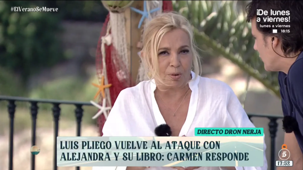 Carmen Borrego aclara su ausencia en el bautizo del hijo de Noemí Salazar: «No me sentí invitada»