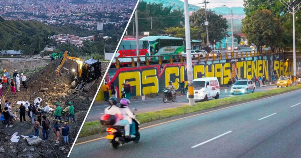 El mural «Las cuchas tienen razón», un grafiti que nació en Medellín y que ya nadie podrá borrar