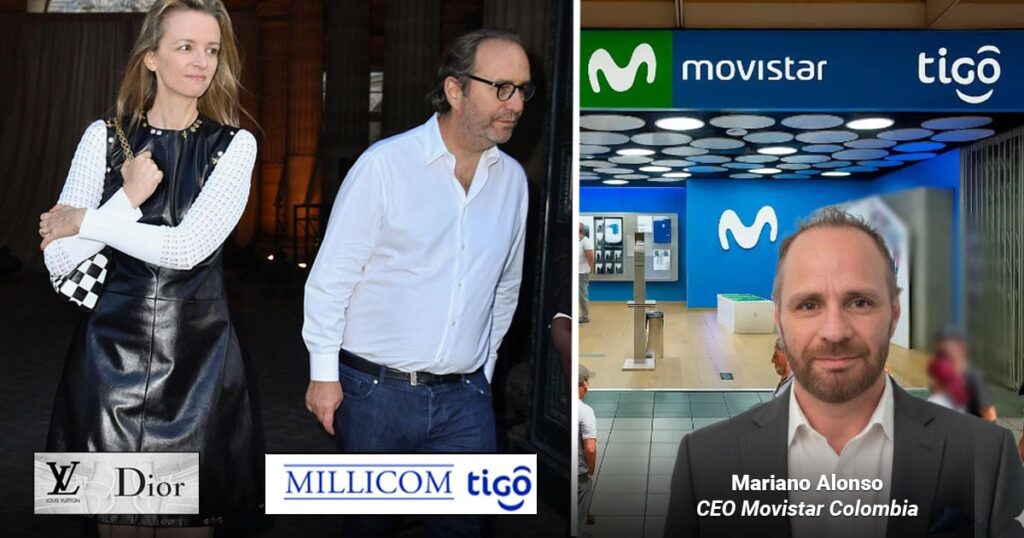 El poderoso matrimonio del nuevo dueño de Movistar con la heredera de la marca de lujo Louis Vuitton El poderoso matrimonio del nuevo dueño de Movistar con la heredera de la marca de lujo Louis Vuitton