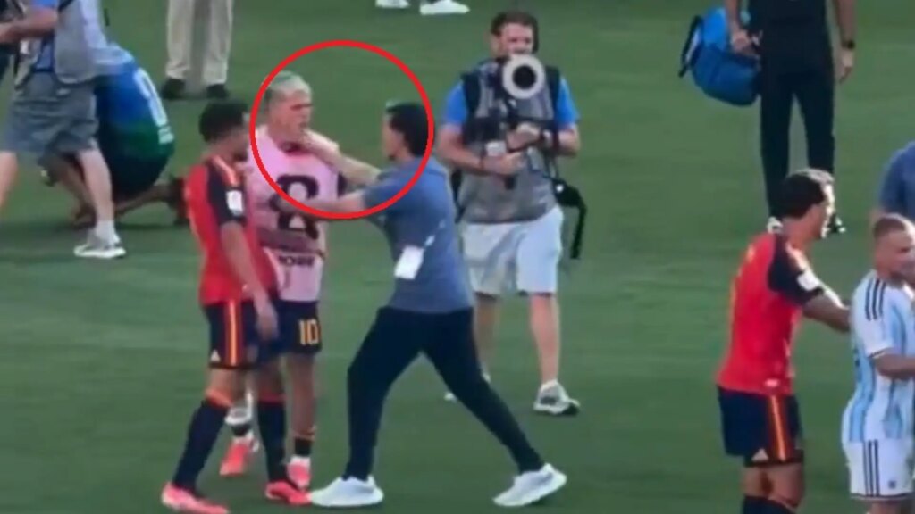 «Fue más un empujón, no un puñetazo como quieren decir»