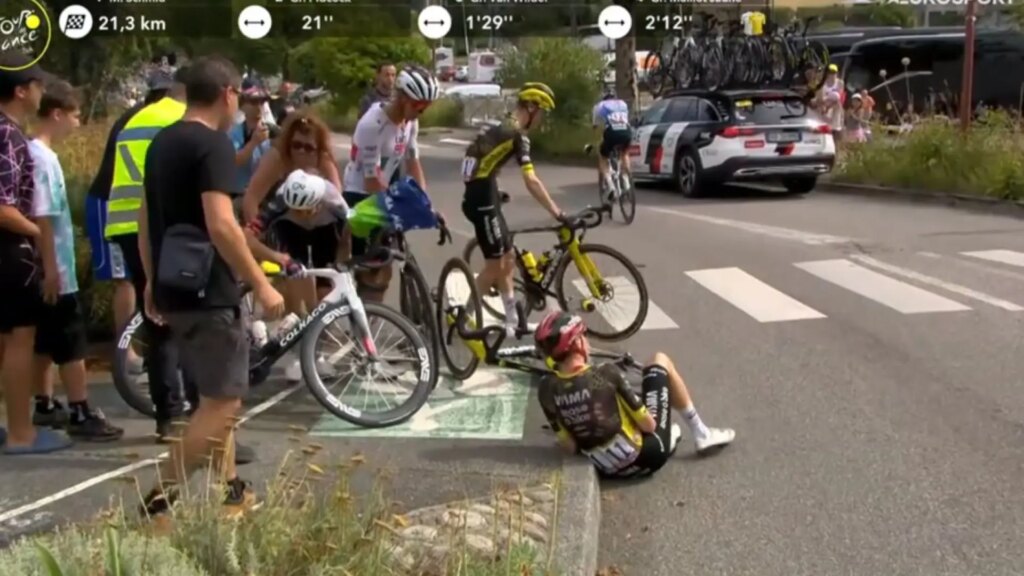 Jonas Vingegaard se retira del Tour de Francia tras sufrir una dura caída