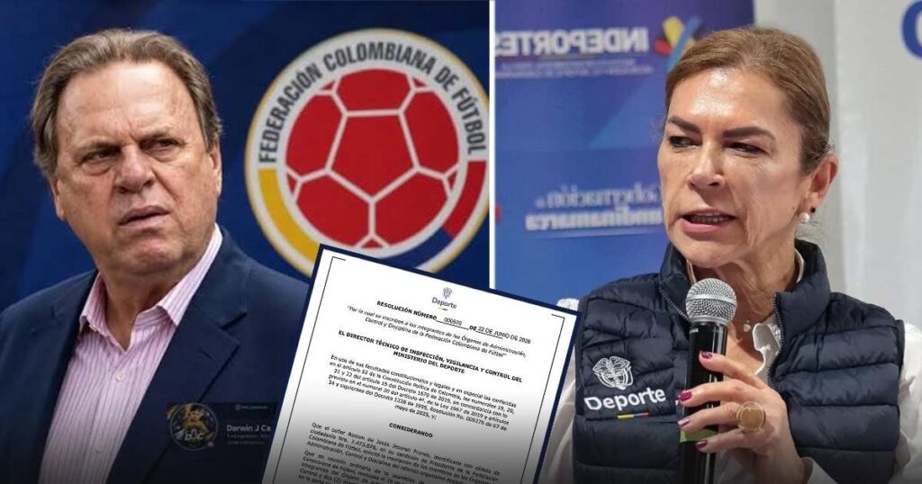 La movida de Jesurún con la saliente Mindeporte Patricia Duque para quedarse otros 4 años en la Federación