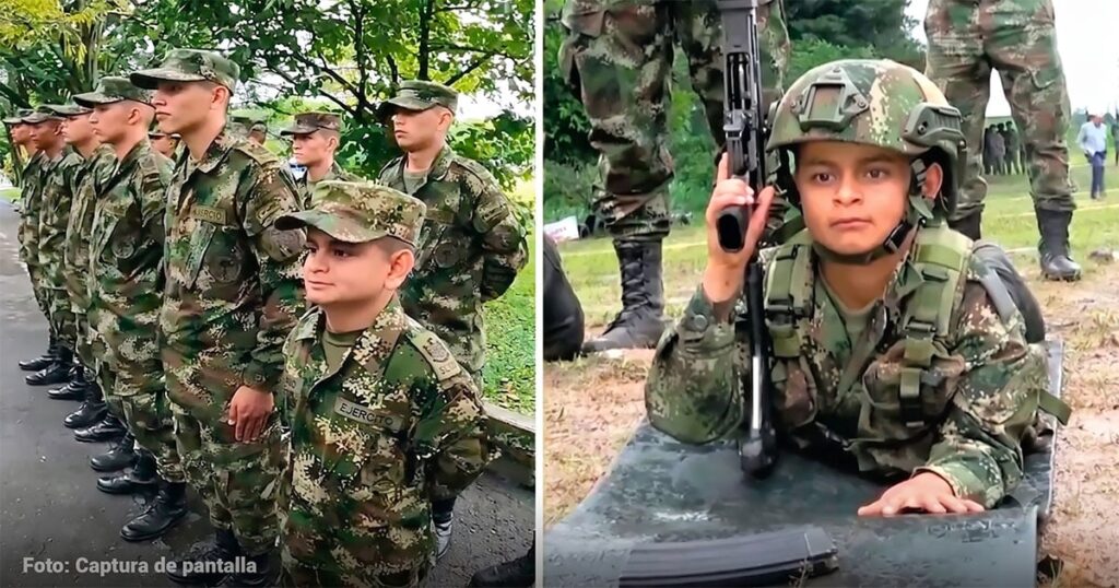 La persistencia del paisa que pese a sus 1,30 mt. de estatura cambió las reglas del Ejército y pudo ser soldado La persistencia del paisa que pese a sus 1,30 mt. de estatura cambió las reglas del Ejército y pudo ser soldado