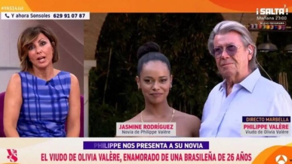Philippe Roger, el viudo de Olivia Valère, presenta a su novia, una brasileña 60 años menor: «Es un hombre cautivador»