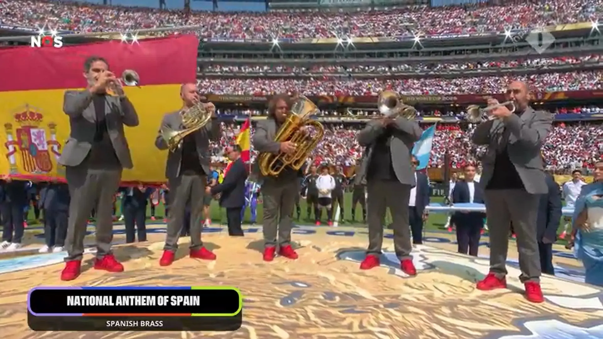 Quiénes son Spanish Brass, el quinteto de metales que ha interpretado el himno de España antes de la final del Mundial
