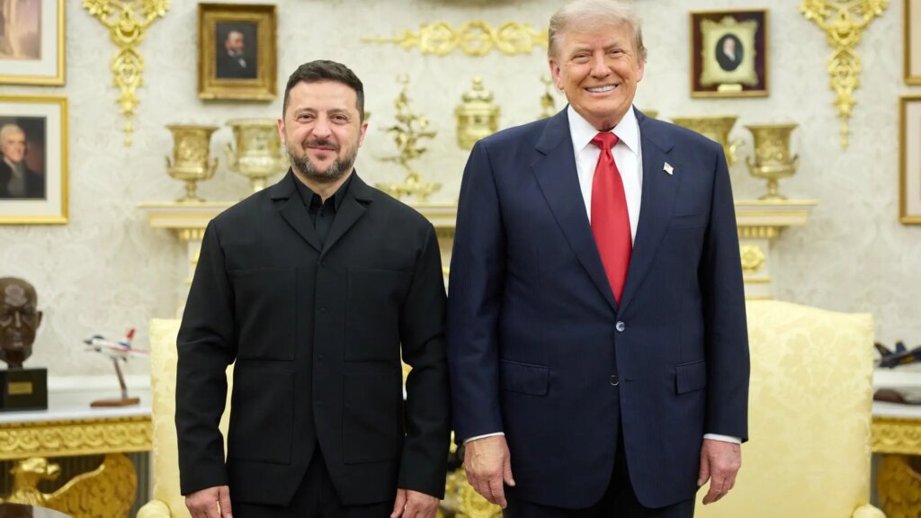 Zelenski insiste a Trump en la fabricación de misiles Patriot para reforzar la defensa antiaérea de Ucrania contra los ataques rusos Zelenski insiste a Trump en la fabricación de misiles Patriot para reforzar la defensa antiaérea de Ucrania contra los ataques rusos