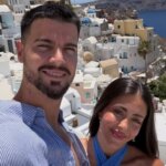 así fue la escapada de Rosario Matew y Stiven Iniesta por Grecia