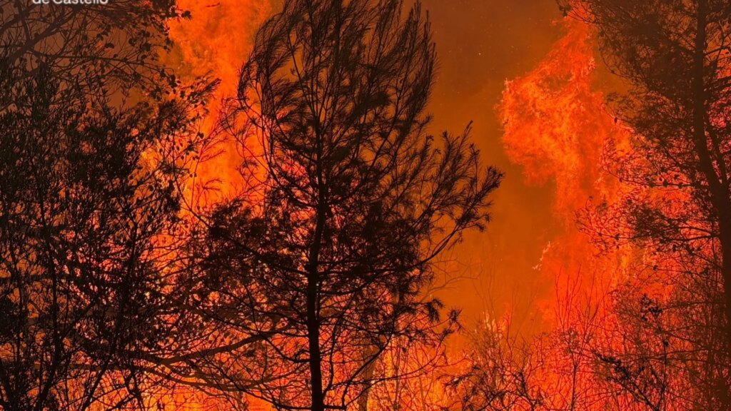 el fuego pone en jaque el centro y este peninsular