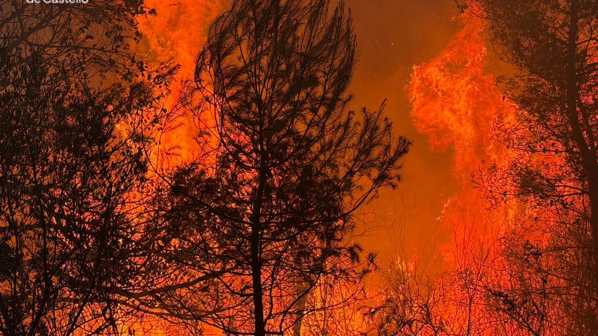 el fuego pone en jaque el centro y este peninsular
