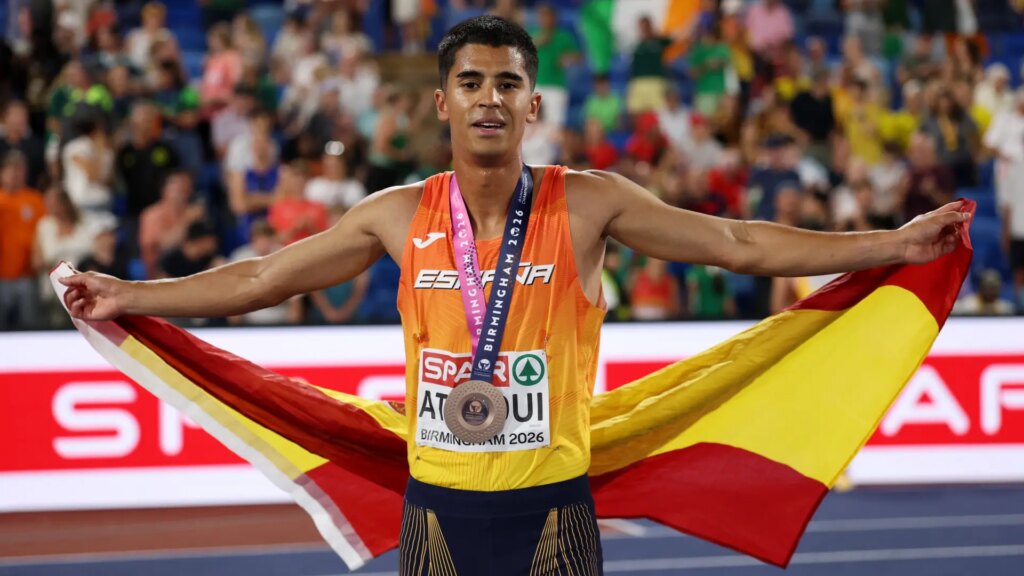 Attaoui, bronce en la final de los 800 metros Attaoui, bronce en la final de los 800 metros