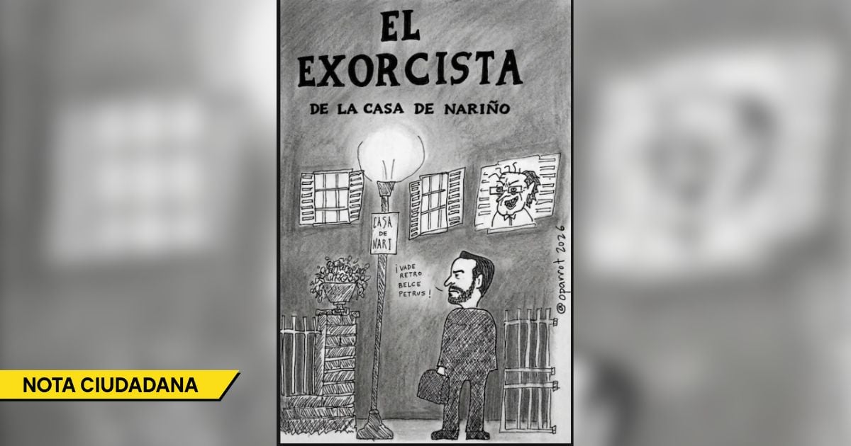 Caricatura: El exorcista de la Casa de Nariño Caricatura: El exorcista de la Casa de Nariño
