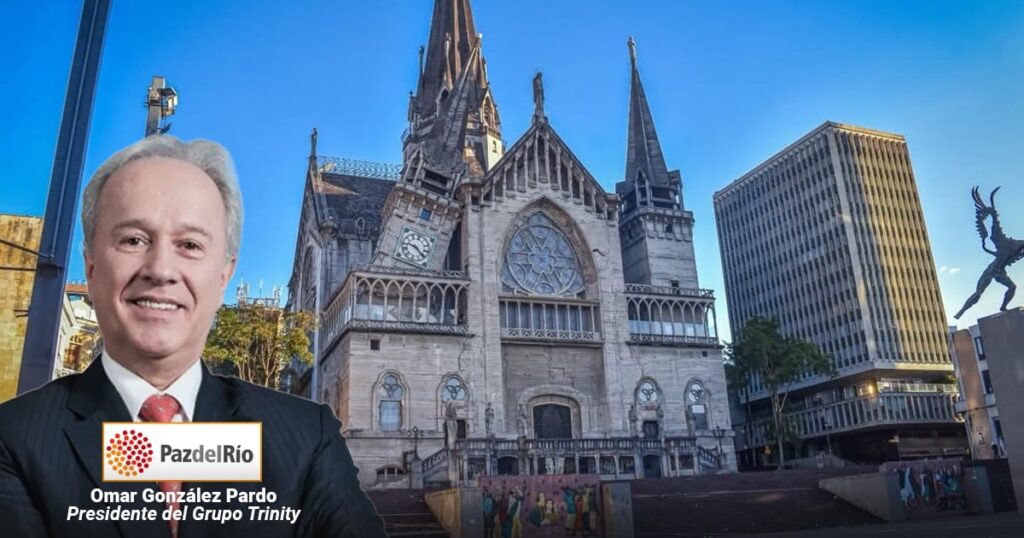 Con acero de Paz del Rio, su dueño quiere ver en pie la torre de la Catedral de Manizales