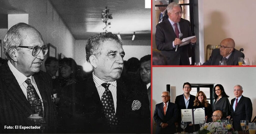 Cuando Plinio Apuleyo Mendoza dejó atrás la izquierda para defender tesis conservadoras y terminar admirado por Uribe Cuando Plinio Apuleyo Mendoza dejó atrás la izquierda para defender tesis conservadoras y terminar admirado por Uribe