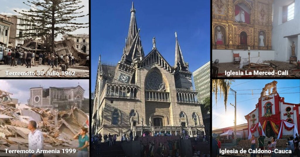 La Catedral de Manizales, La Merced de Cali y otros 6 históricos templos que el terremoto golpeó La Catedral de Manizales, La Merced de Cali y otros 6 históricos templos que el terremoto golpeó