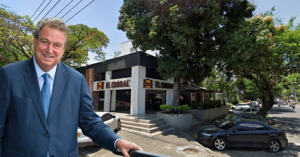 La casa de infancia de Jaime Giliinski en Cali es ahora uno de los locales de la cadena de hamburguesas El Corral La casa de infancia de Jaime Giliinski en Cali es ahora uno de los locales de la cadena de hamburguesas El Corral
