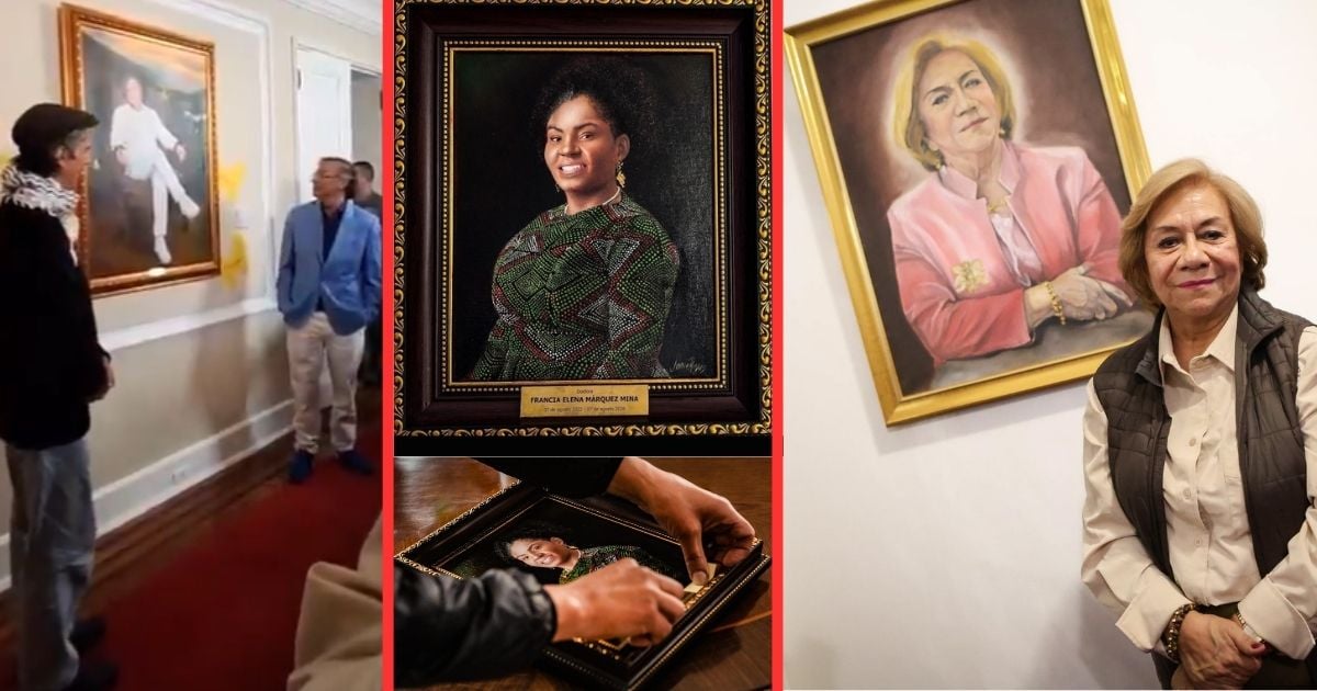 Los oleos que el petrismo dejó colgados en la Casa de Nariño, la Vicepresidencia y el Palacio de San Carlos