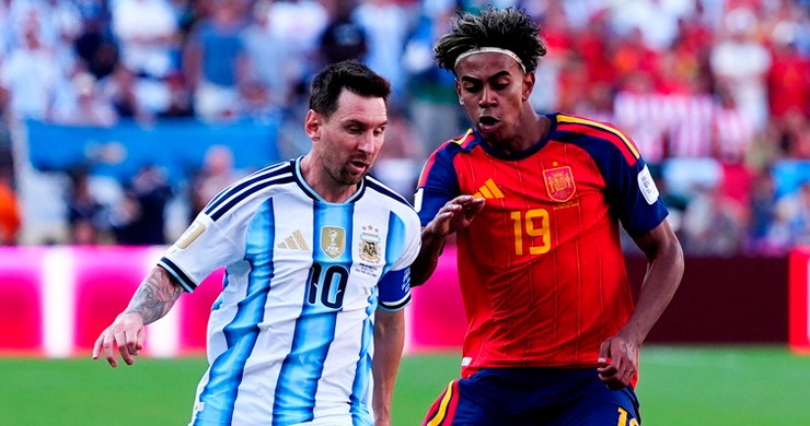 Lamine Yamal revela qué le dijo Messi tras la final del Mundial