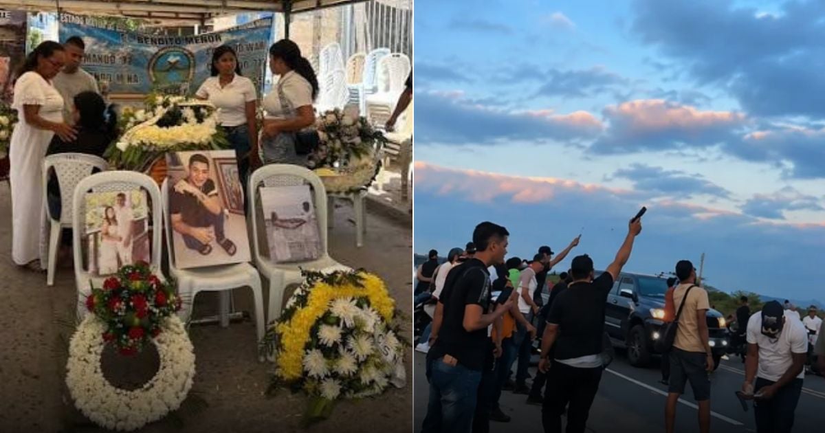 Así fue como los hombres de «Bendito Menor» despidieron a su jefe entre tiros al aire y promesas de vengar su muerte
