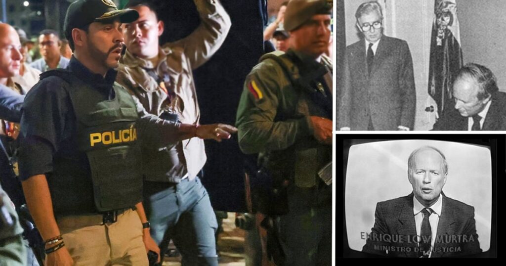 Cuando el exministro de justicia Enrique Low Murtra portaba un arma con la que intentó defenderse, pero fue asesinado