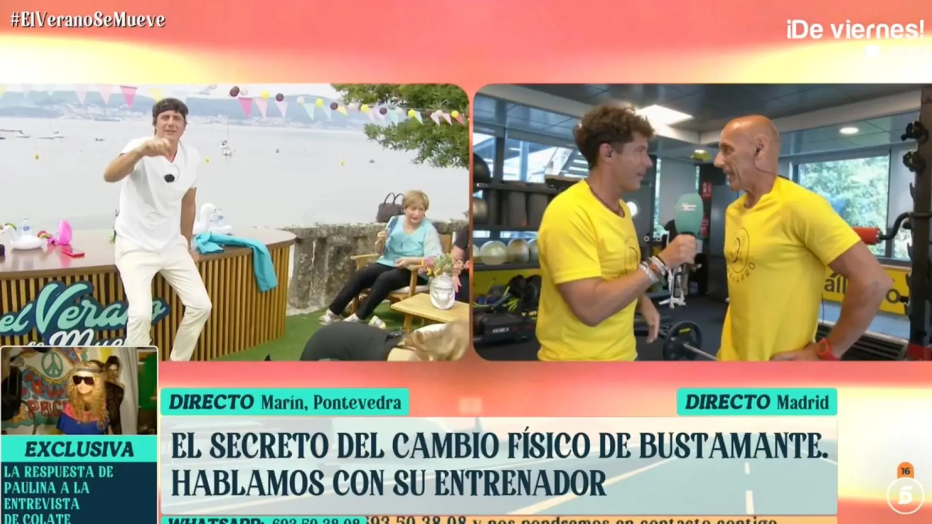David Navarro, entrenador de David Bustamante, desvela el secreto del cambio físico del artista: «Las cosas llegan» David Navarro, entrenador de David Bustamante, desvela el secreto del cambio físico del artista: «Las cosas llegan»