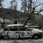 El horror de los hijos de víctimas del incendio de Los Gallardos tras hallar huesos en el coche familiar