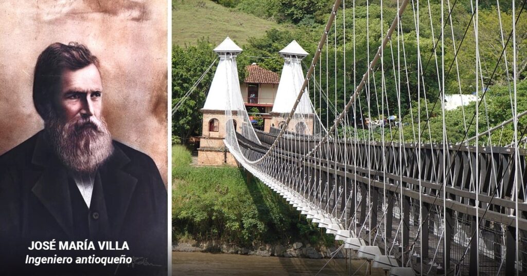El ingeniero paisa que tendió el puente de Occidente, después de haber aprendido en el de Brooklyn, en NY El ingeniero paisa que tendió el puente de Occidente, después de haber aprendido en el de Brooklyn, en NY