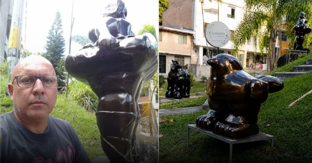 El paisa que pasó de pintar vallas publicitarias a crear una colección de esculturas de Botero en icopor