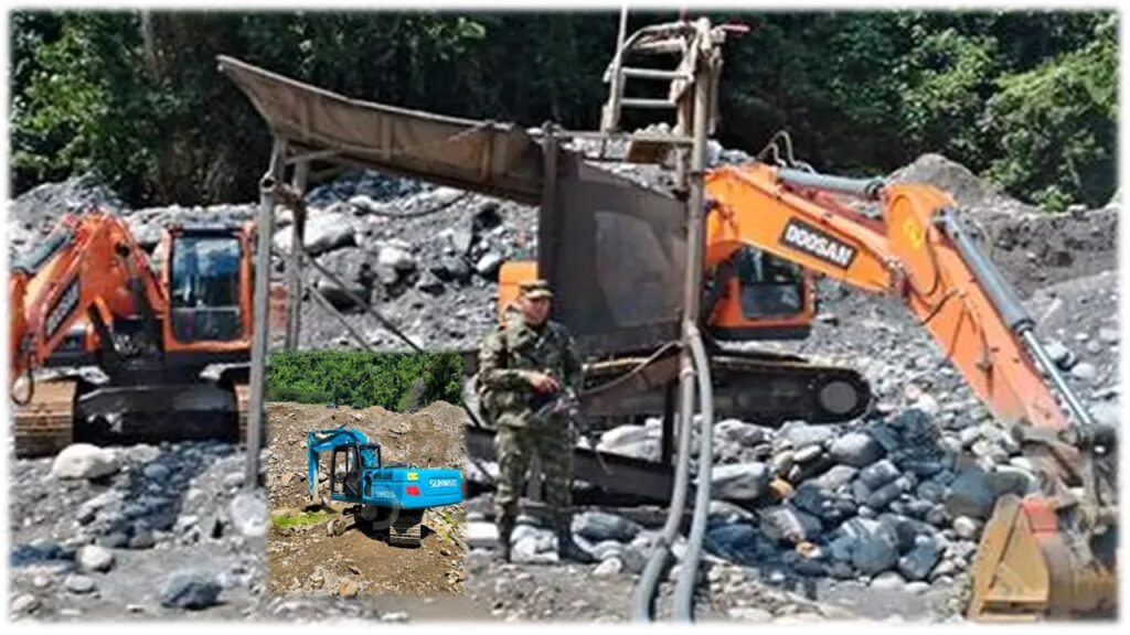 Golpe a la minería ilegal en Nariño: Ejército inhabilita tres estructuras para la extracción de oro
