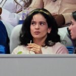 Rosalía y Loli Bahia se dan su primer beso público en el Open de EEUU en Nueva York