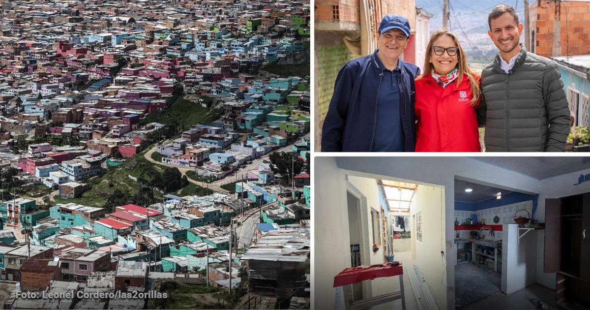Así es la alianza de la alcaldía de Bogotá con el Grupo Argos para mejorar las casas de familias pobres