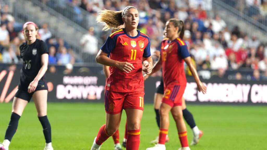 España deja escapar la victoria ante Estados Unidos en el partido 150 de Alexia Putellas España deja escapar la victoria ante Estados Unidos en el partido 150 de Alexia Putellas