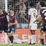 Locura en el Levante – Sevilla: tres goles y una expulsión en el descuento para firmar un empate de infarto