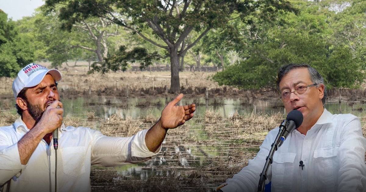 Los líos de Erasmo Zuleta con sus tierras que están sobre una ciénaga protegida que Petro puso bajo la lupa Los líos de Erasmo Zuleta con sus tierras que están sobre una ciénaga protegida que Petro puso bajo la lupa