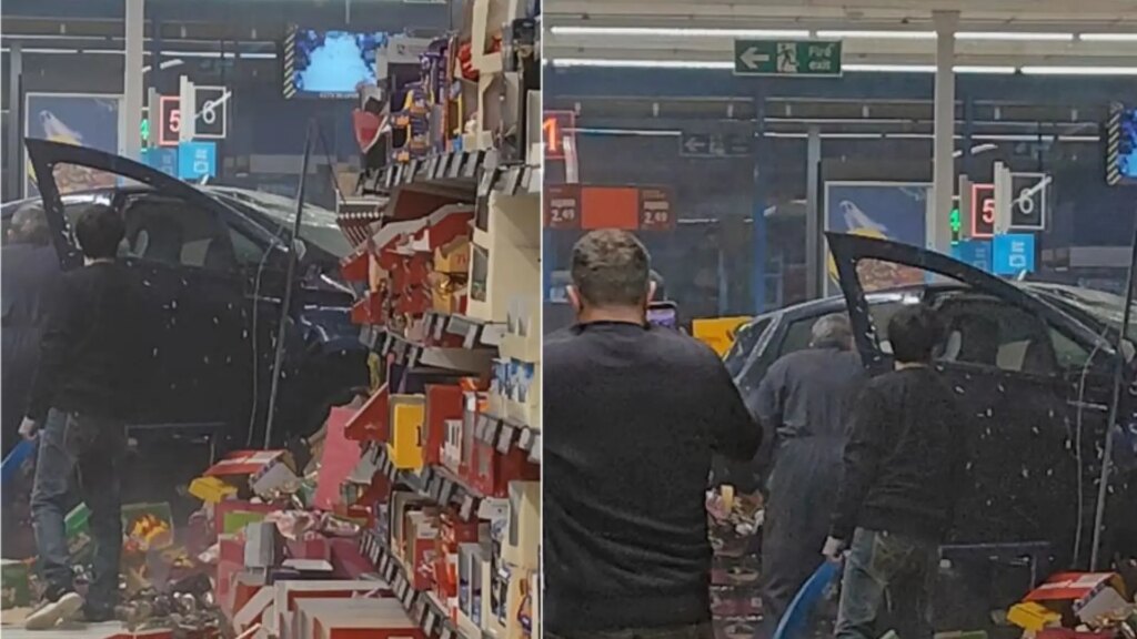 Muere un hombre y tres personas resultan heridas al empotrarse un coche contra un supermercado Lidl en Inglaterra Muere un hombre y tres personas resultan heridas al empotrarse un coche contra un supermercado Lidl en Inglaterra
