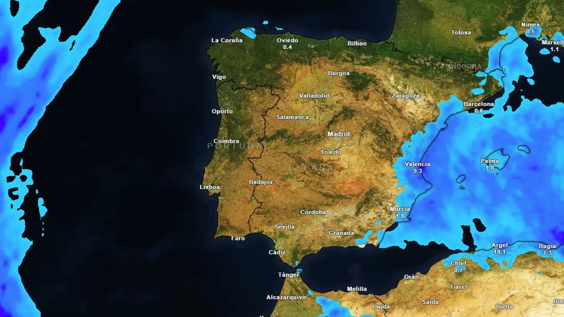 estas son las zonas en alerta