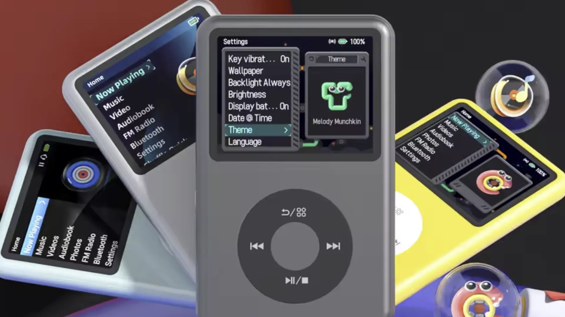 ¿Nostalgia del iPod? Este reproductor es idéntico y hasta tiene temas retro ¿Nostalgia del iPod? Este reproductor es idéntico y hasta tiene temas retro